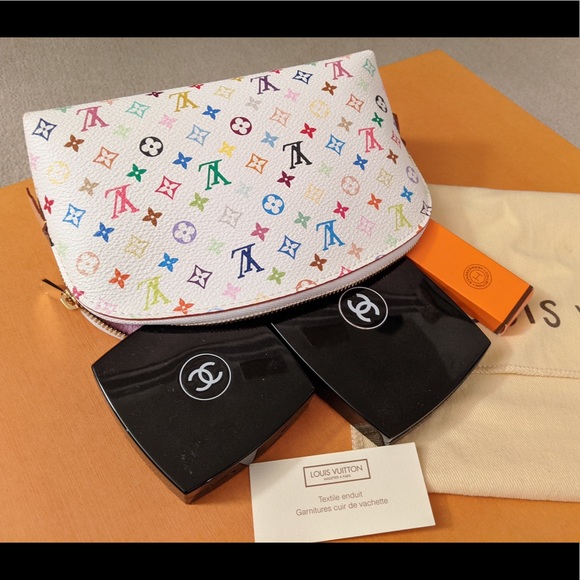 Louis Vuitton Multi Color Cosmetic Pouch - Rare - Picture 2 of 8